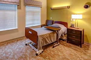 A private room at Cedar River Healthcare